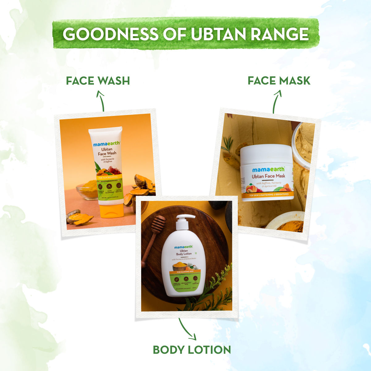 Mamaearth Ubtan Face Wash With Turmeric & Saffron For Tan Removal