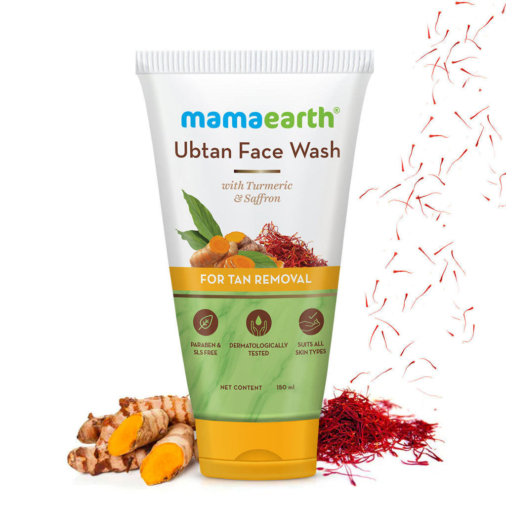 Mamaearth Ubtan Natural Face Wash for Tan Removal