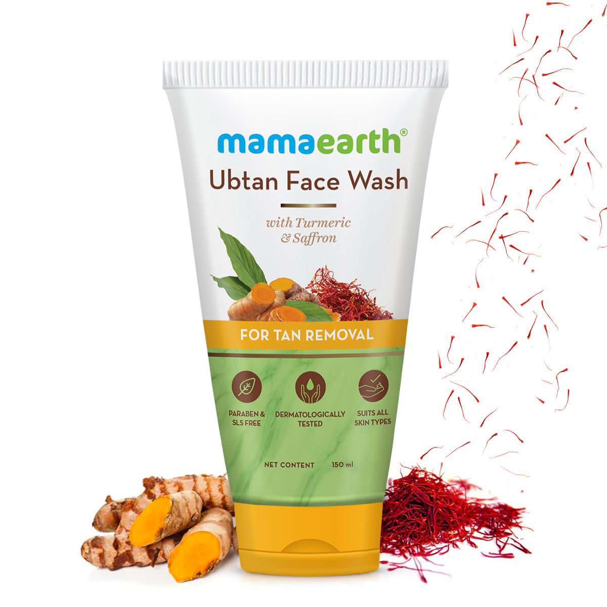Mamaearth Ubtan Natural Face Wash for Tan Removal
