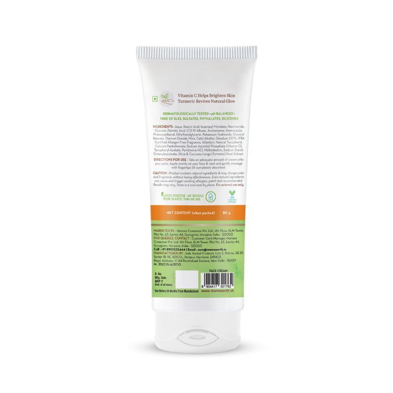 Mamaearth Vitamin C Daily Glow Face Cream With Vitamin C & Turmeric