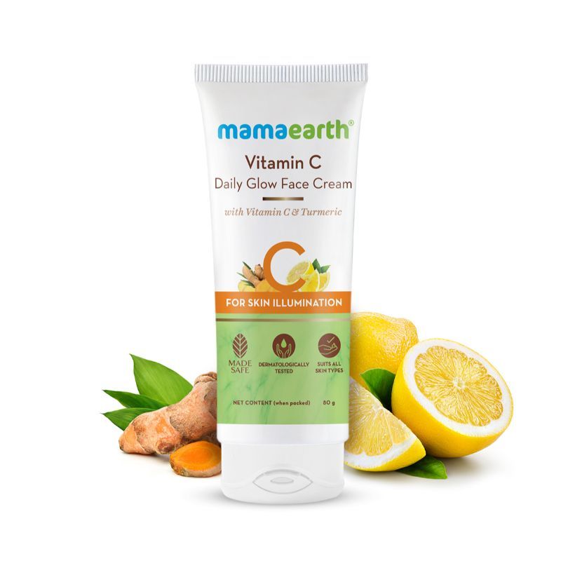 Mamaearth Vitamin C Daily Glow Face Cream With Vitamin C & Turmeric