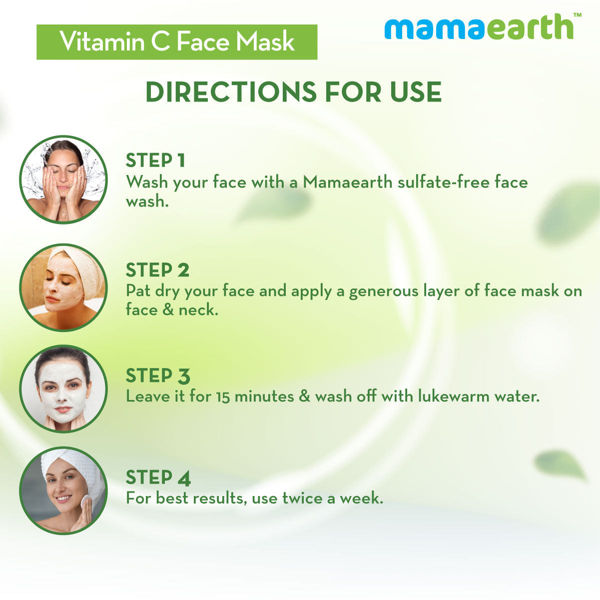 Mamaearth Vitamin C Face Mask with Kaolin Clay for Skin Illumination