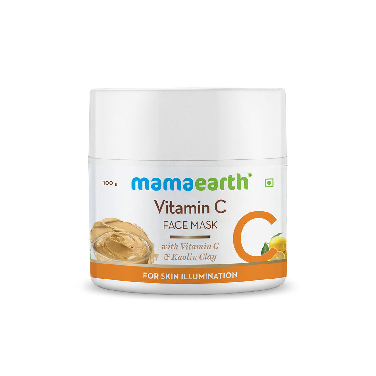 Mamaearth Vitamin C Face Mask with Kaolin Clay for Skin Illumination