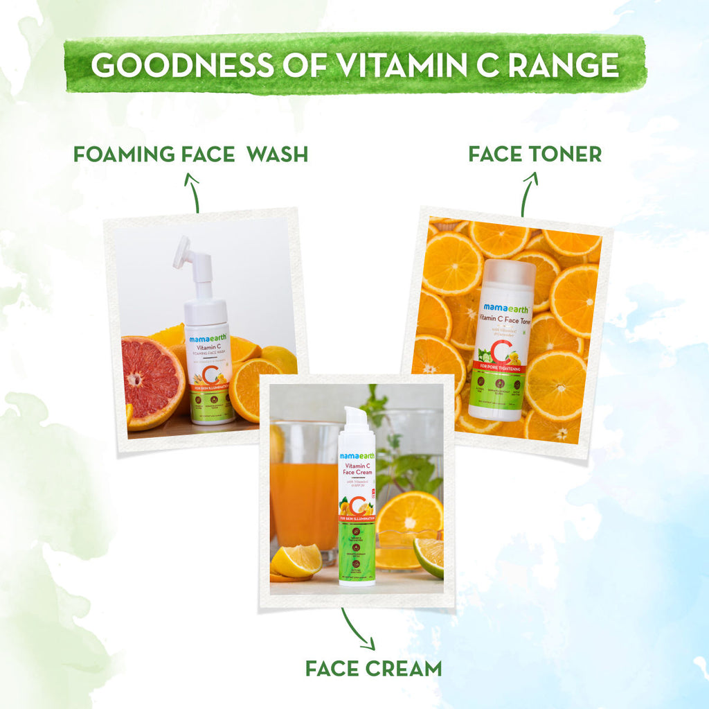Mamaearth Vitamin C Face Scrub For Glowing Skin, With Vitamin C And Walnut For Skin Illumination