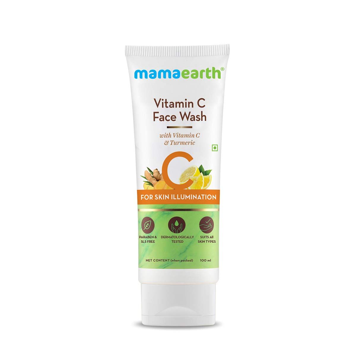Mamaearth Vitamin C Face Wash With Vitamin C And Turmeric For Skin Illumination