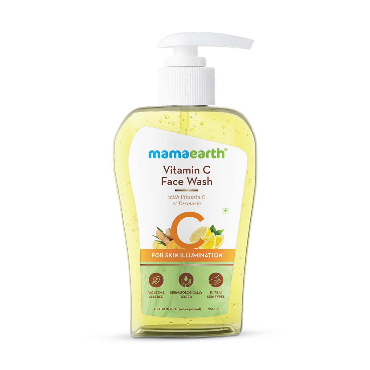 Mamaearth Vitamin C Face Wash With Vitamin C And Turmeric For Skin Illumination