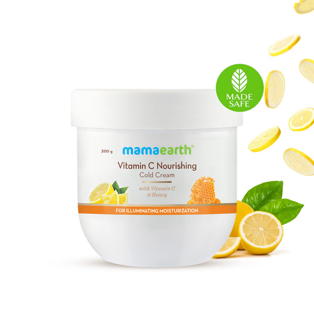 Mamaearth Vitamin C Nourishing Cold Cream For Face & Body With Vitamin C & Honey