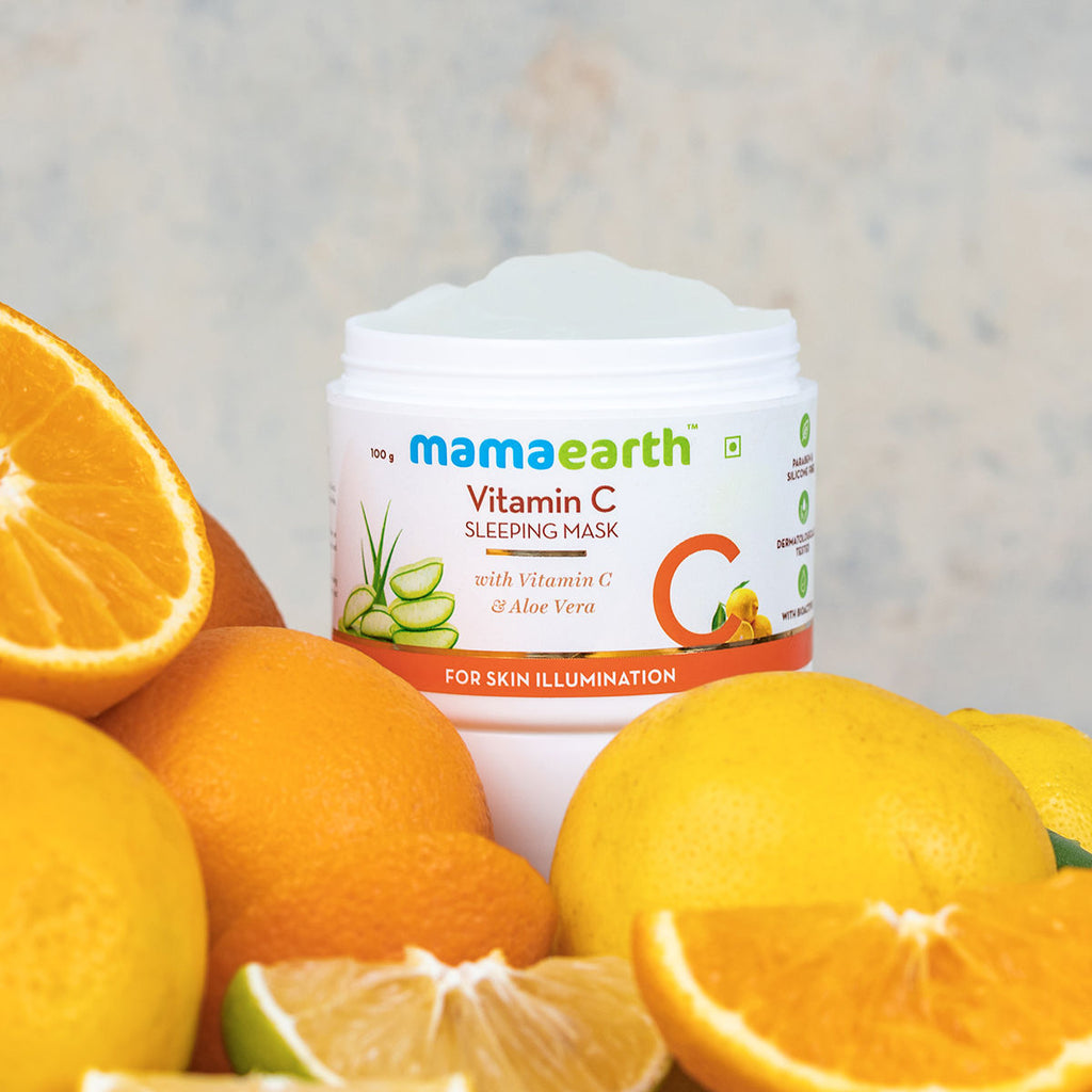 Mamaearth Vitamin C Sleeping Mask For Skin Illumination