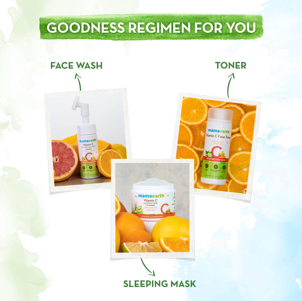 Mamaearth Vitamin C Sleeping Mask For Skin Illumination