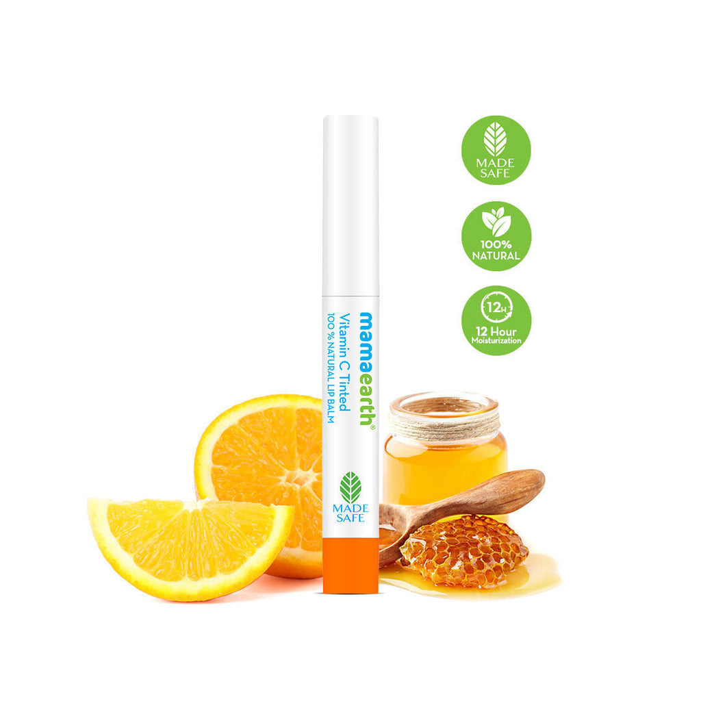 Mamaearth Natural Vitamin C Tinted Lip Balm