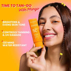 Dot & Key Mango Detan Gel Sunscreen SPF 50+ PA+++ | Oil-Free, With Alpha-Arbutin & Niacinamide (80g)