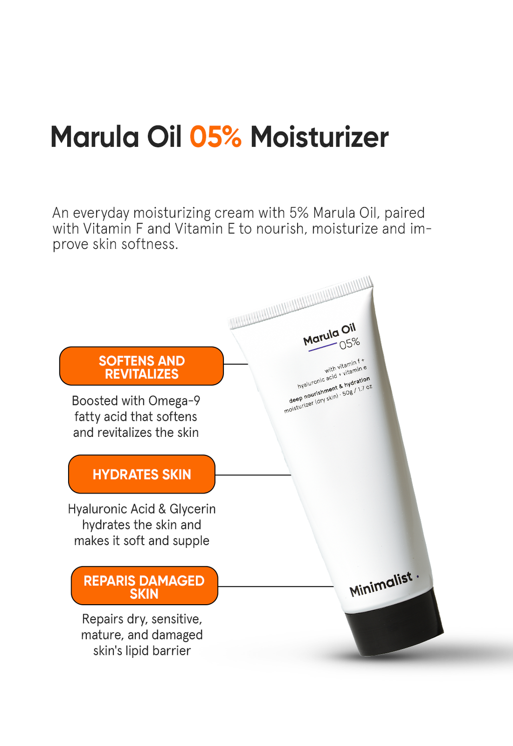 Minimalist Marula Oil 5% Face Moisturizer
