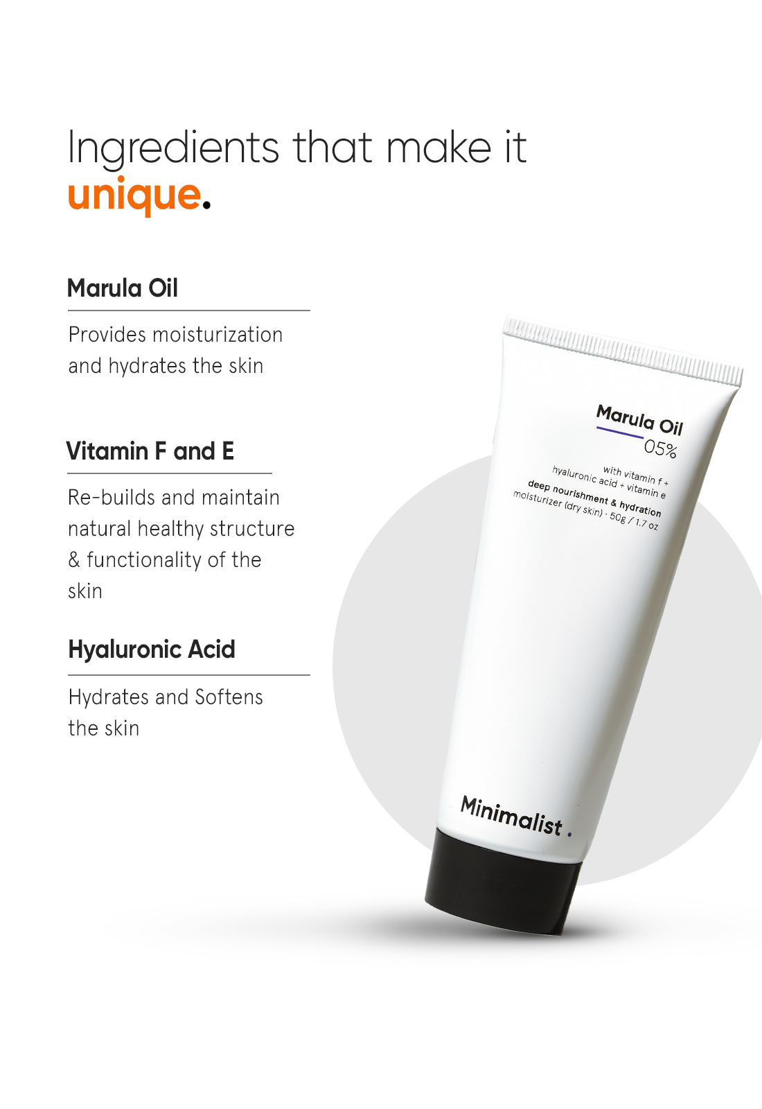 Minimalist Marula Oil 5% Face Moisturizer