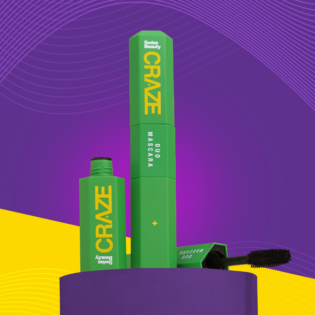 Swiss Beauty Craze Duo Mascara Black
