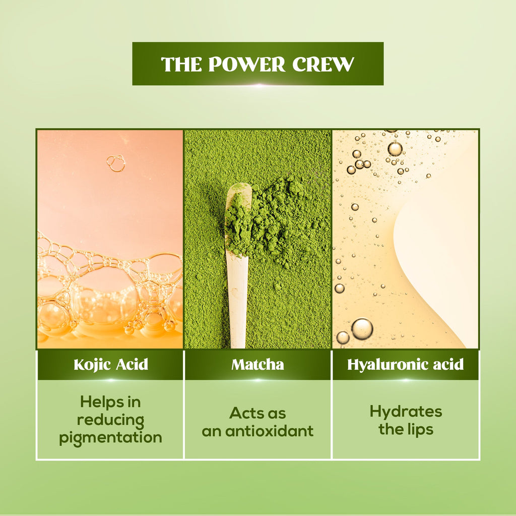 RENEE Matcha Lip Balm With SPF 50, 10 g