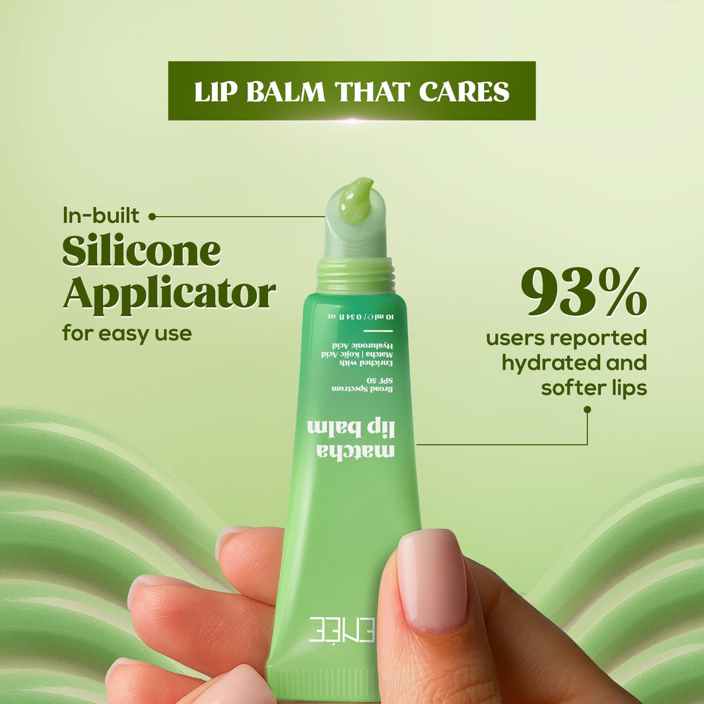 RENEE Matcha Lip Balm With SPF 50, 10 g