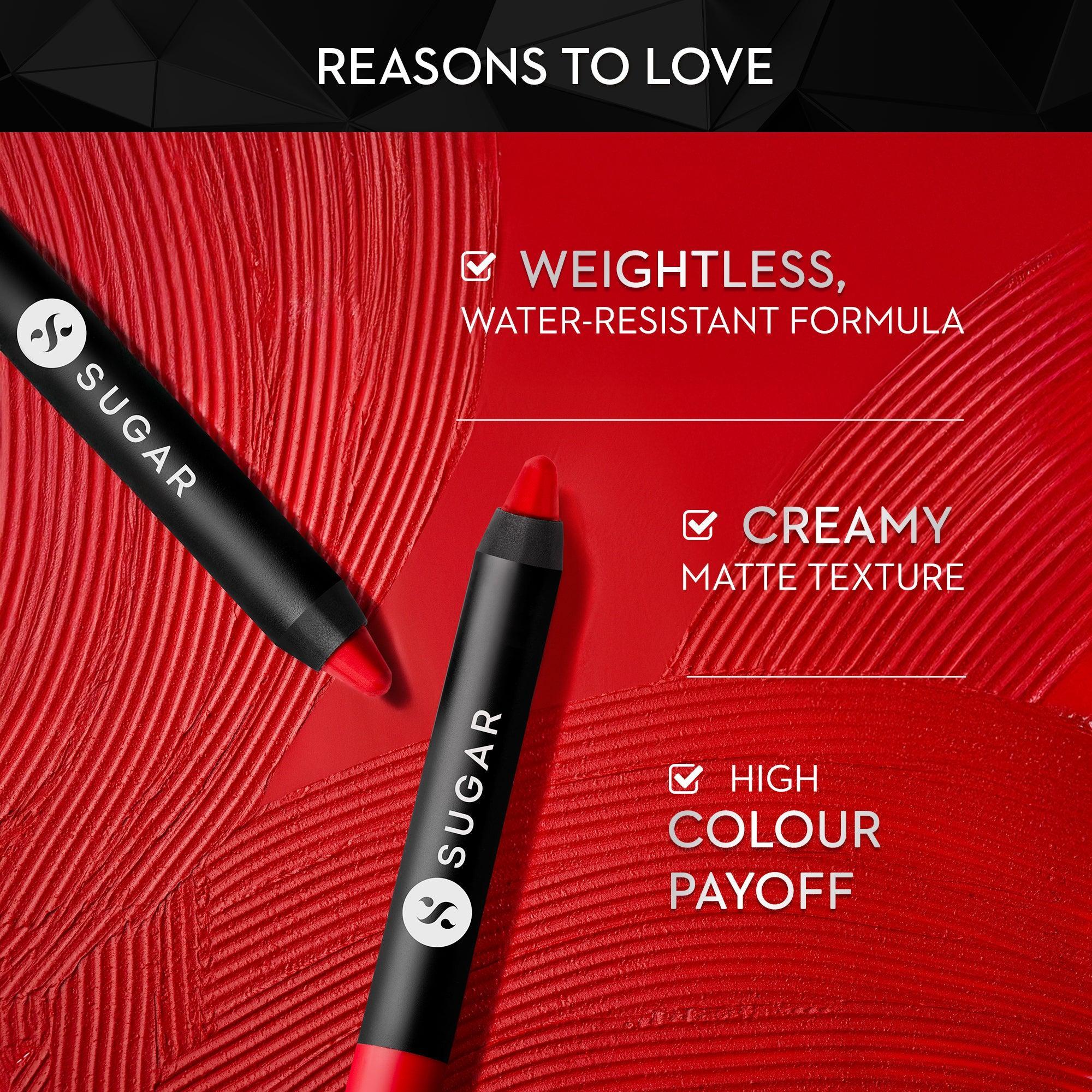 Sugar Matte As Hell Crayon Lipstick