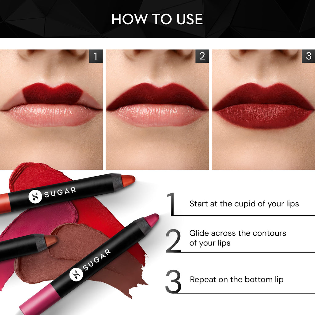 Sugar Matte As Hell Crayon Lipstick