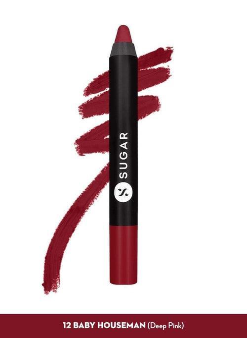 Sugar Matte As Hell Crayon Mini Lipstick - 12 Baby Houseman