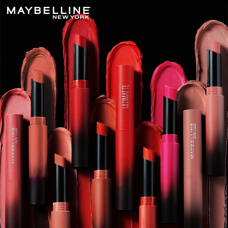 Maybelline New York Color Sensational Ultimattes Lipstick - More Scarlet