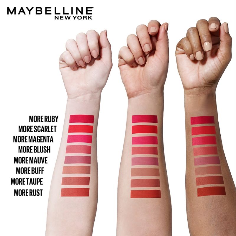 Maybelline New York Color Sensational Ultimattes Lipstick - More Scarlet