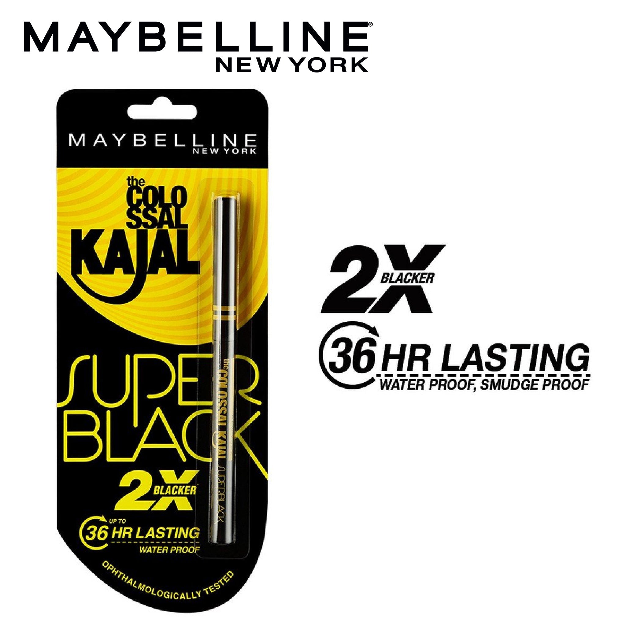 Maybelline New York Colossal Kajal Super Black