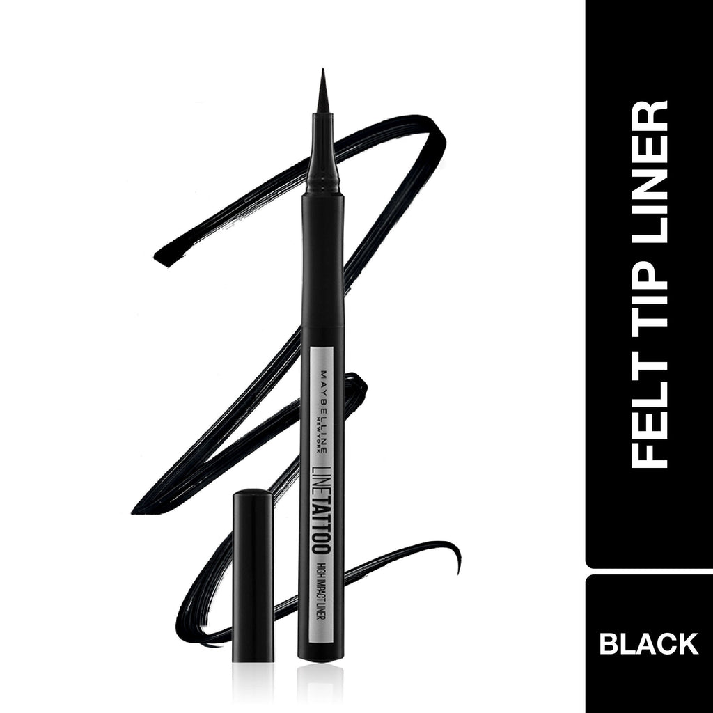 Maybelline New York Eye Makeup Kit - Colossal Mascara + Tattoo Liner + 5th Avencue City Mini Palette