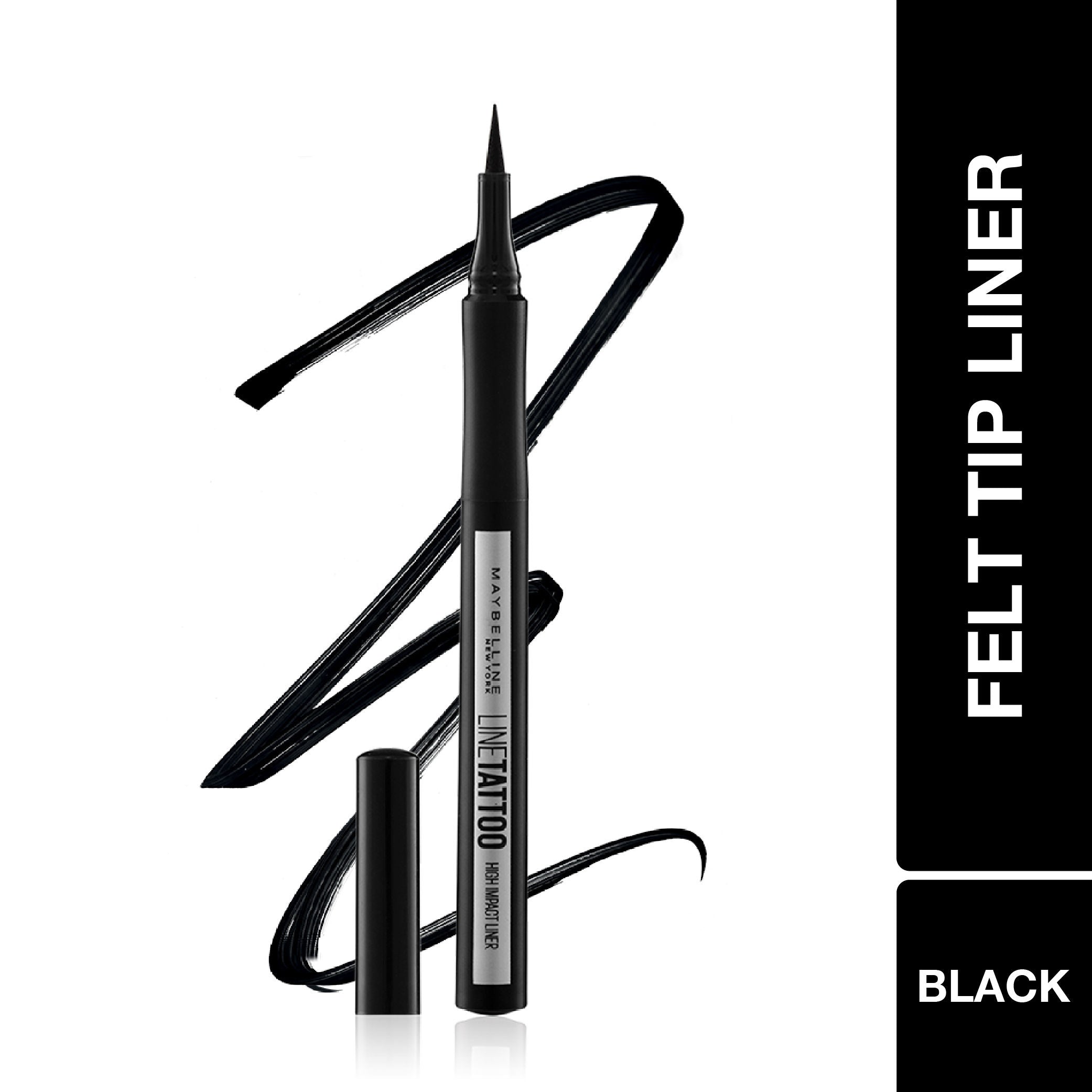 Maybelline New York Eye Makeup Kit - Colossal Mascara + Tattoo Liner + 5th Avencue City Mini Palette