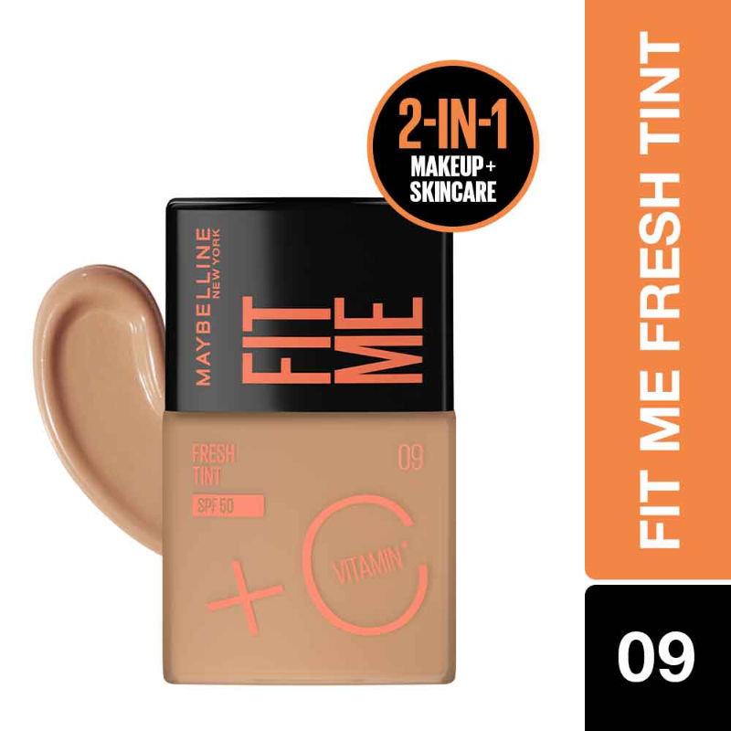 Maybelline New York Fit Me Fresh Tint With SPF 50 & Vitamin C - Shade 09