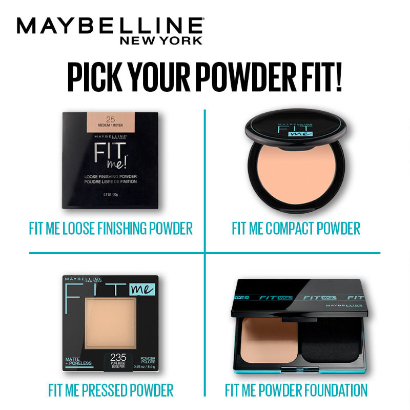 Maybelline New York Fit Me Matte + Poreless Powder - 110 Porcelain