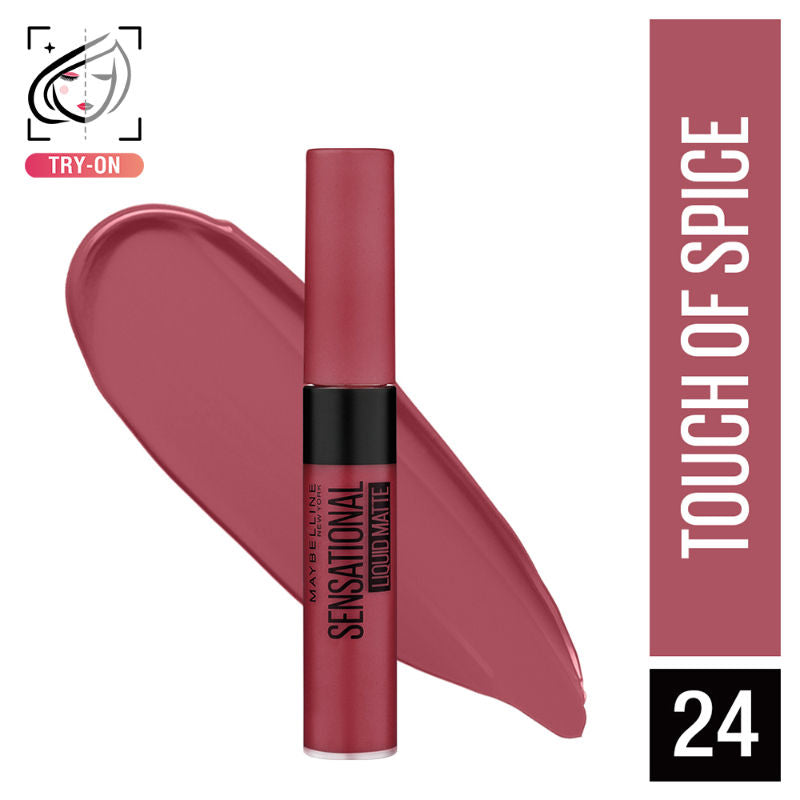Maybelline New York Sensational Liquid Matte Lipstick - Touch Of Spice