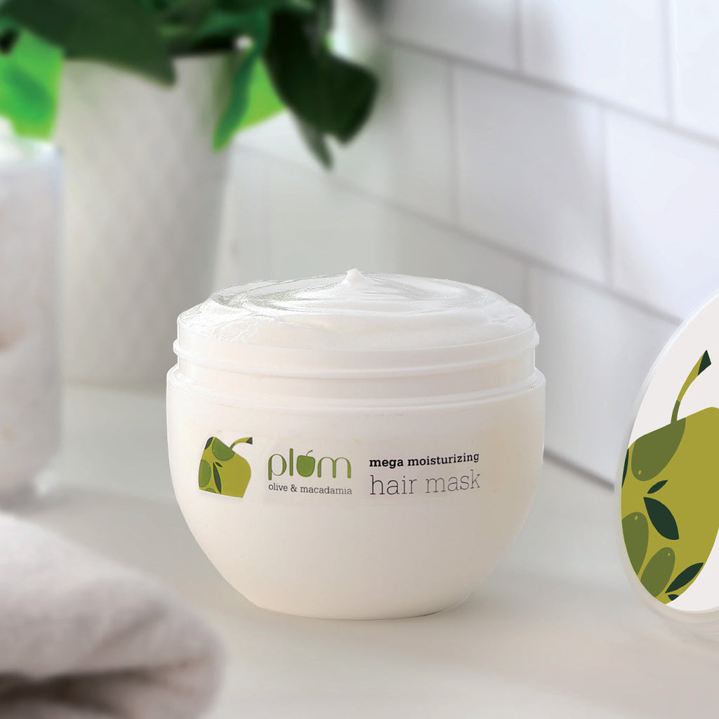 Plum Olive & Macadamia Mega Moisturizing Hair Mask