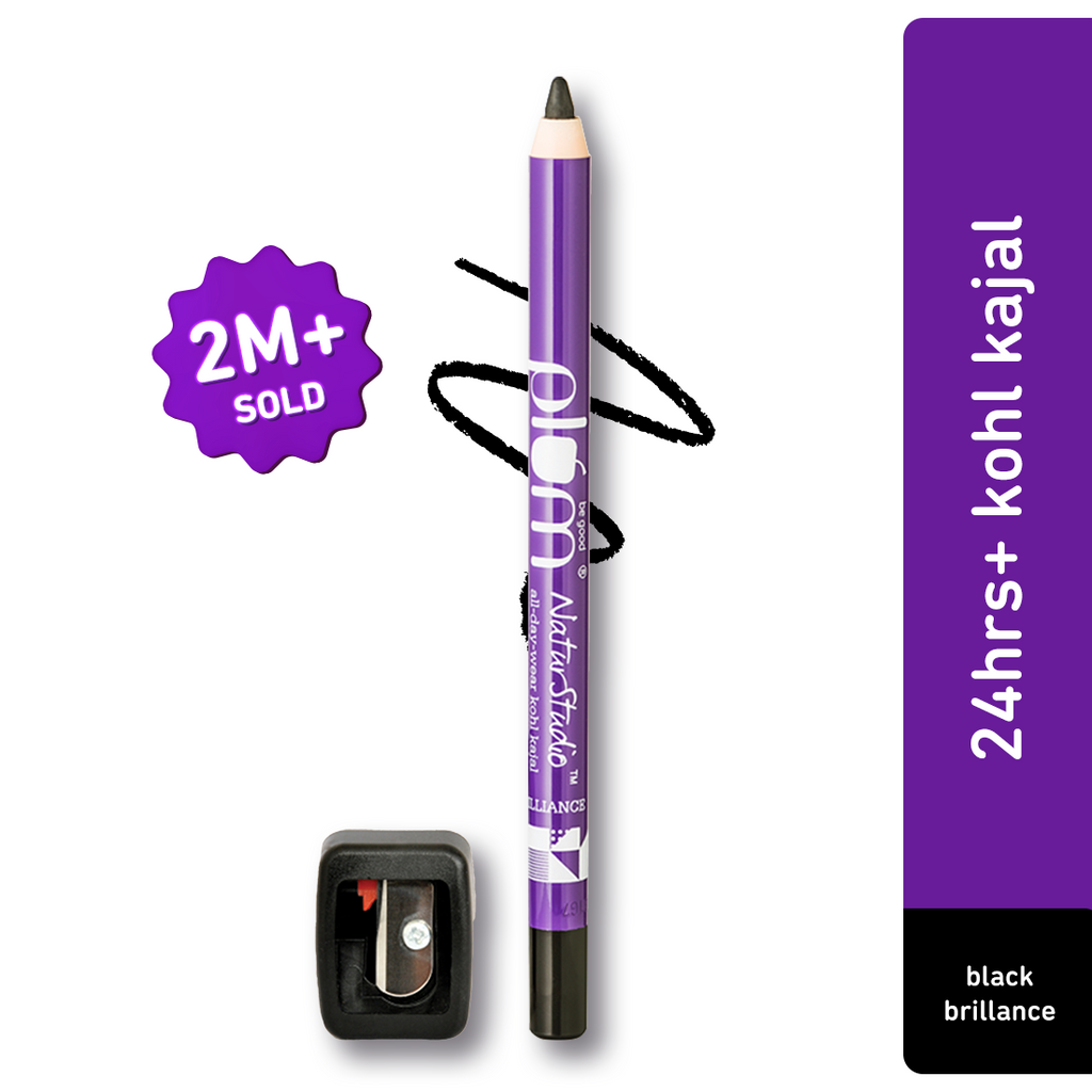 Plum NaturStudio All-Day-Wear Kohl Kajal with FREE SHARPENER