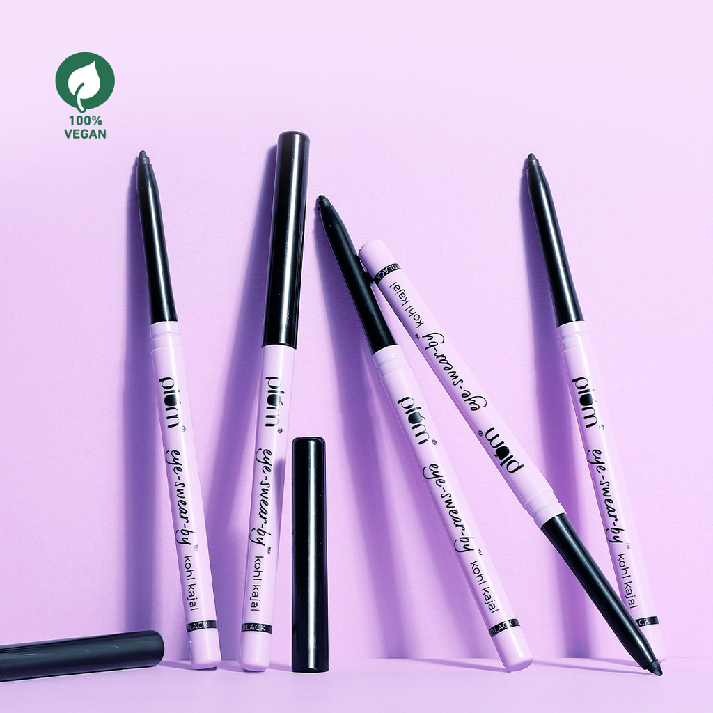 Plum Eye-Swear-By Kohl Kajal - Deep Black