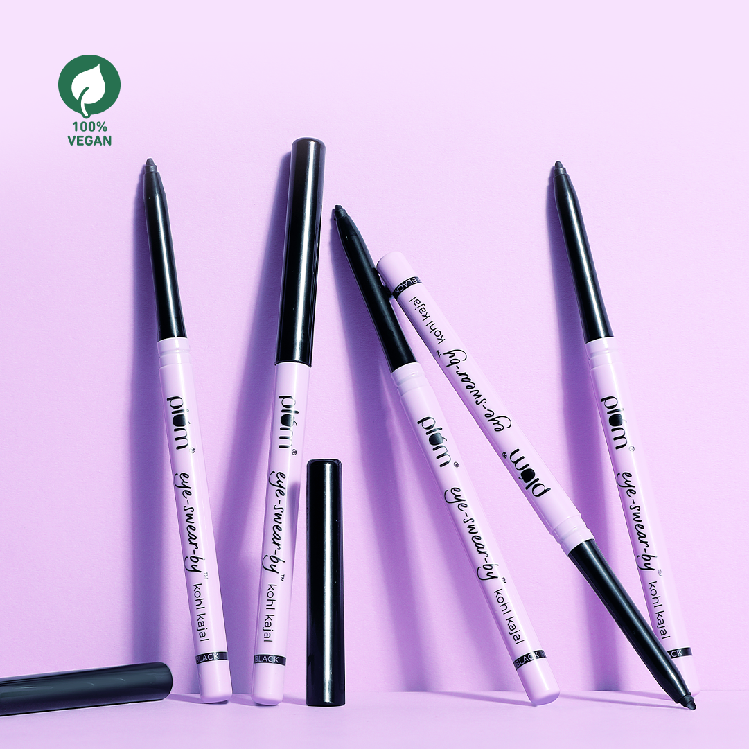 Plum Eye-Swear-By Kohl Kajal - Deep Black