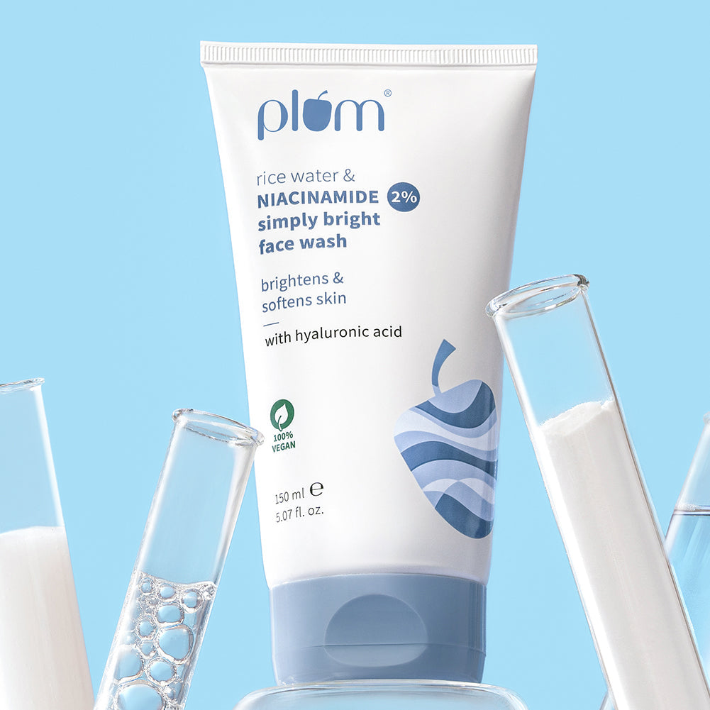 Plum 2% Niacinamide & Rice Water Face Wash