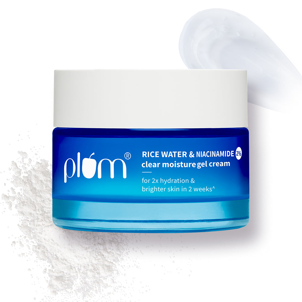 Plum 2% Niacinamide & Rice Water Brightening Gel Moisturizer