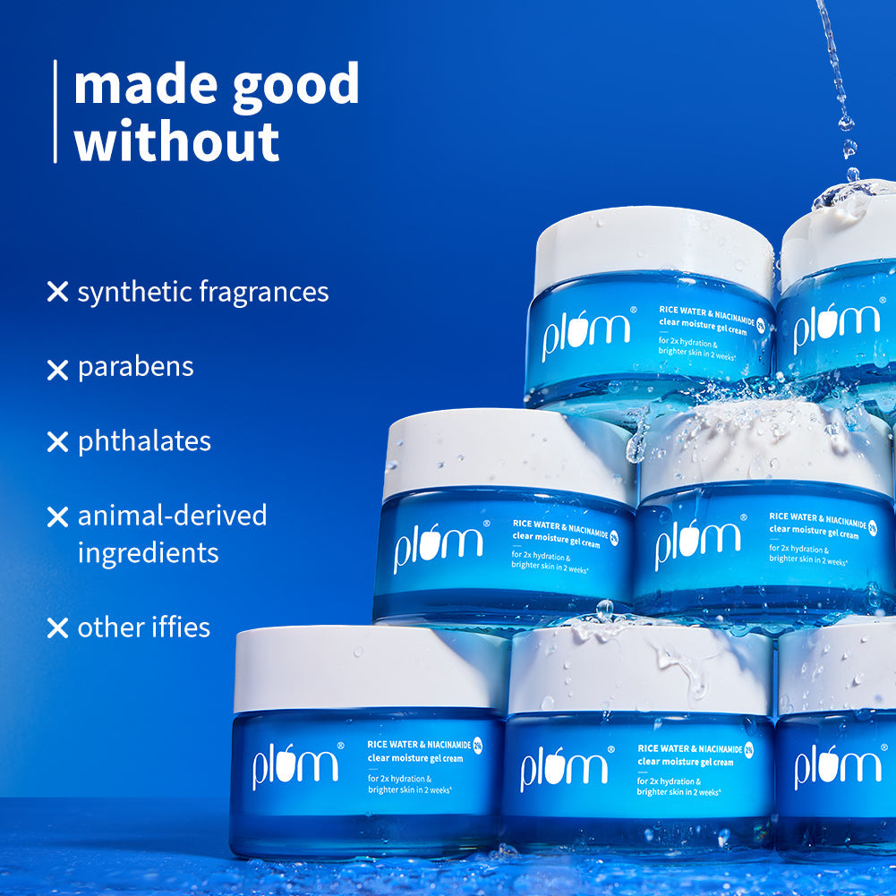 Plum 2% Niacinamide & Rice Water Brightening Gel Moisturizer