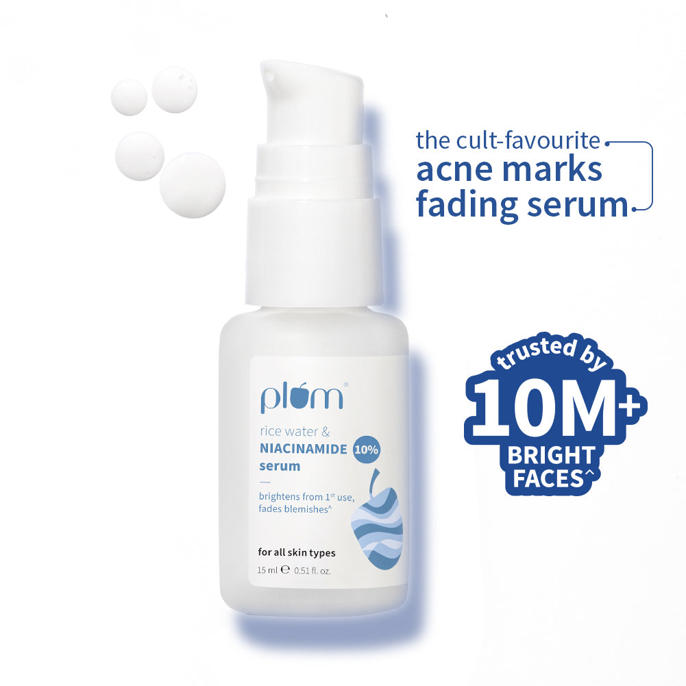 Plum 10% Niacinamide & Rice Water Brightening Face Serum