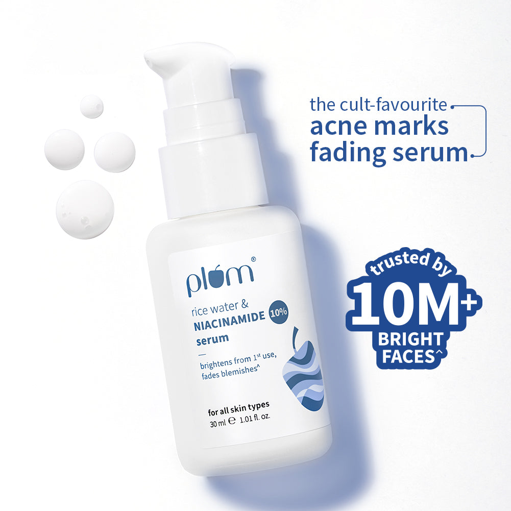 Plum 10% Niacinamide & Rice Water Brightening Face Serum