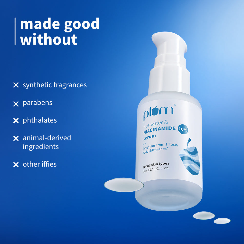 Plum 10% Niacinamide & Rice Water Brightening Face Serum