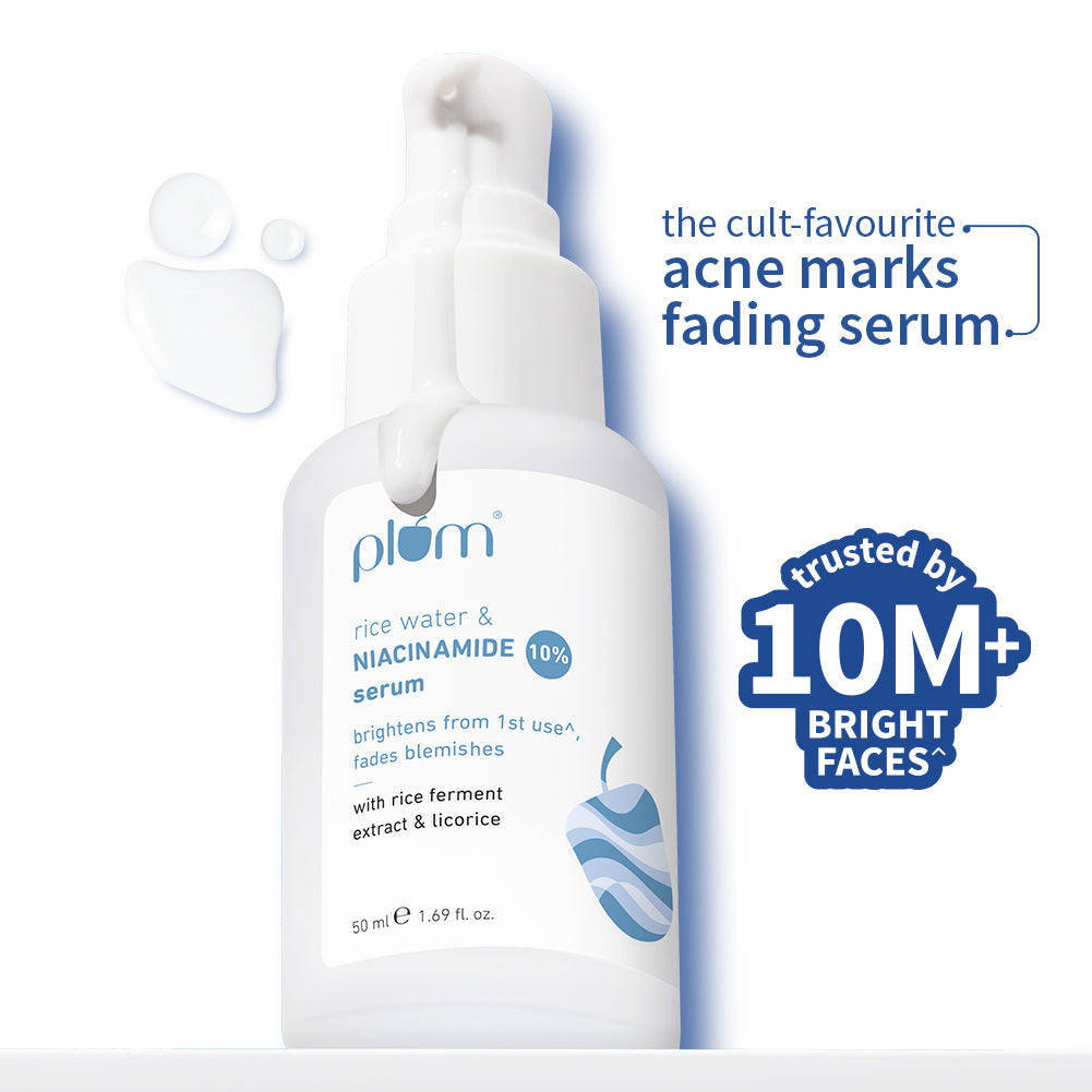 Plum 10% Niacinamide & Rice Water Brightening Face Serum