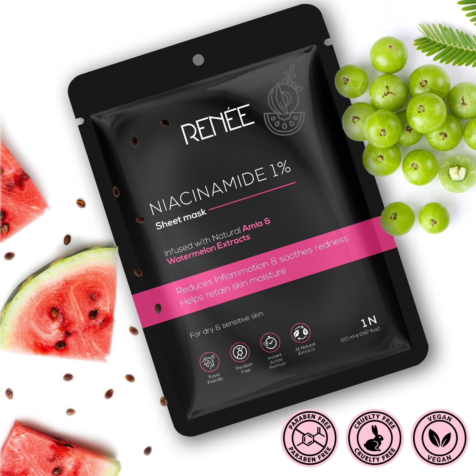 RENEE Niacinamide Sheet mask, 20ml