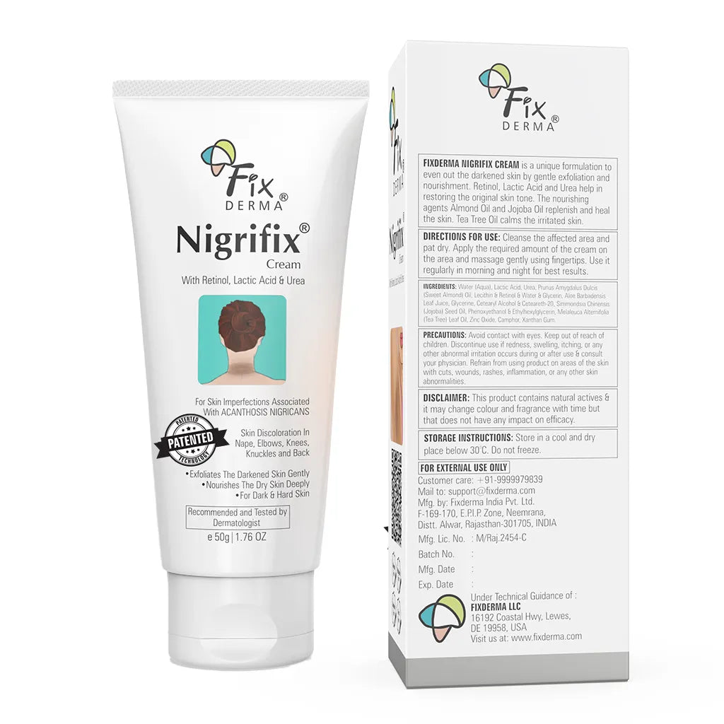 Fixderma Nigrifix Hyperpigmentation Control Cream & Body Wash Kit for Neck, Underarms & Knees