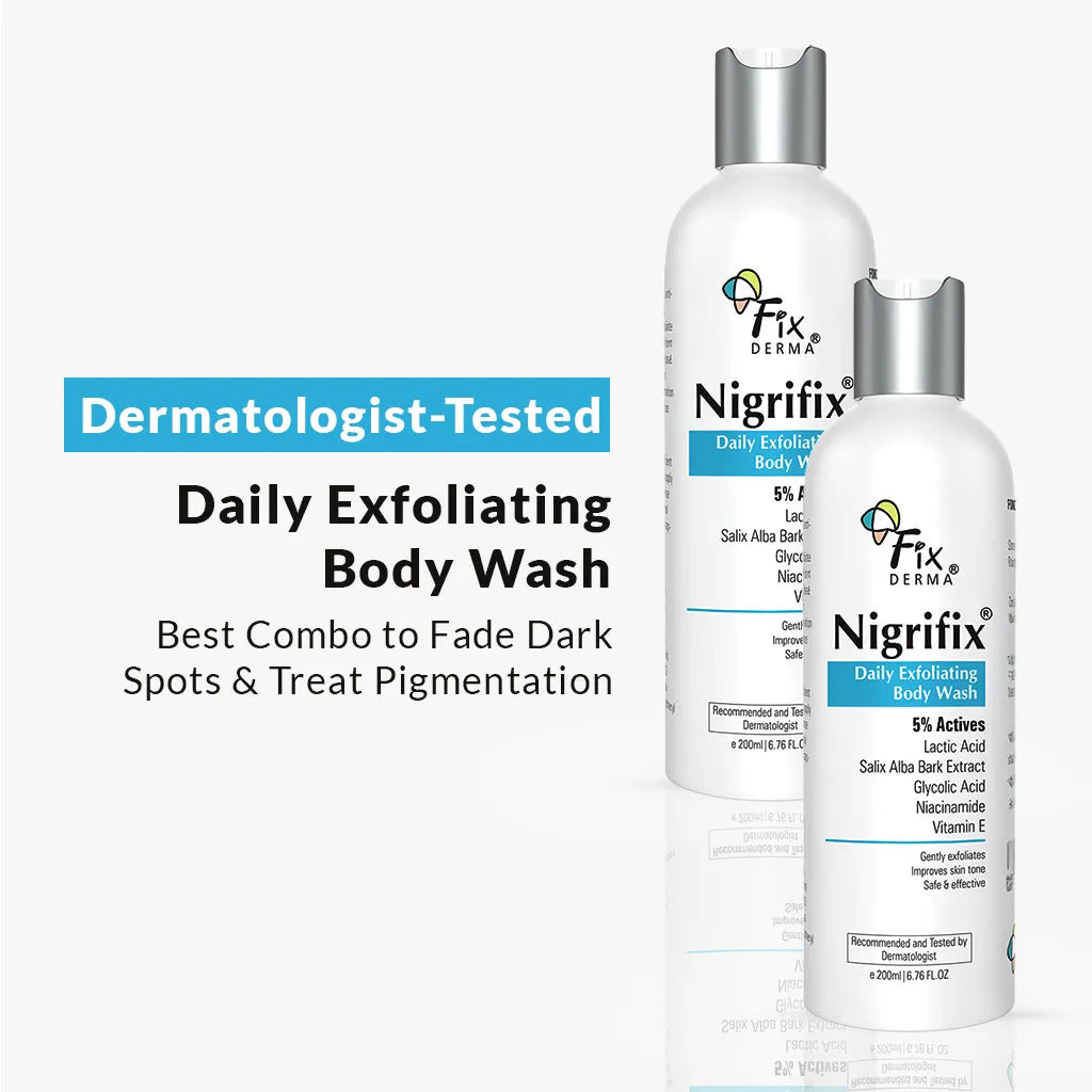 Fixderma Nigrifix Daily Exfoliating Body Wash Pack of 2
