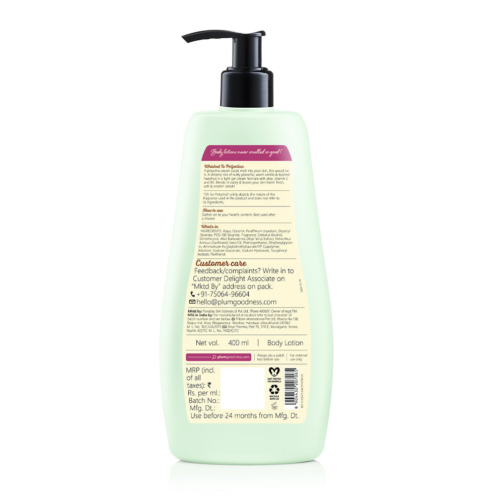 Plum Oh So Pistachio Body Lotion by Plum BodyLovin'