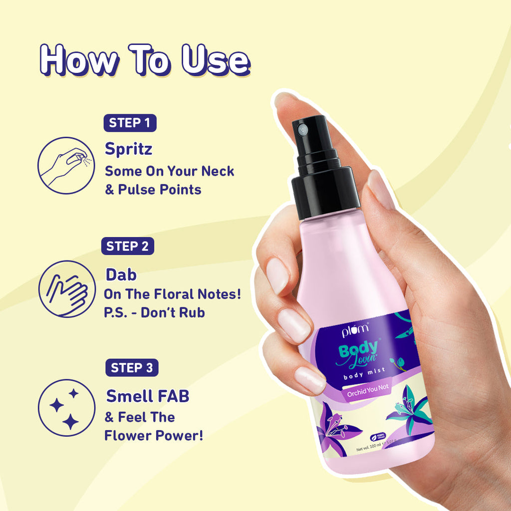 Plum Orchid-You-Not Body Mist by Plum BodyLovin'