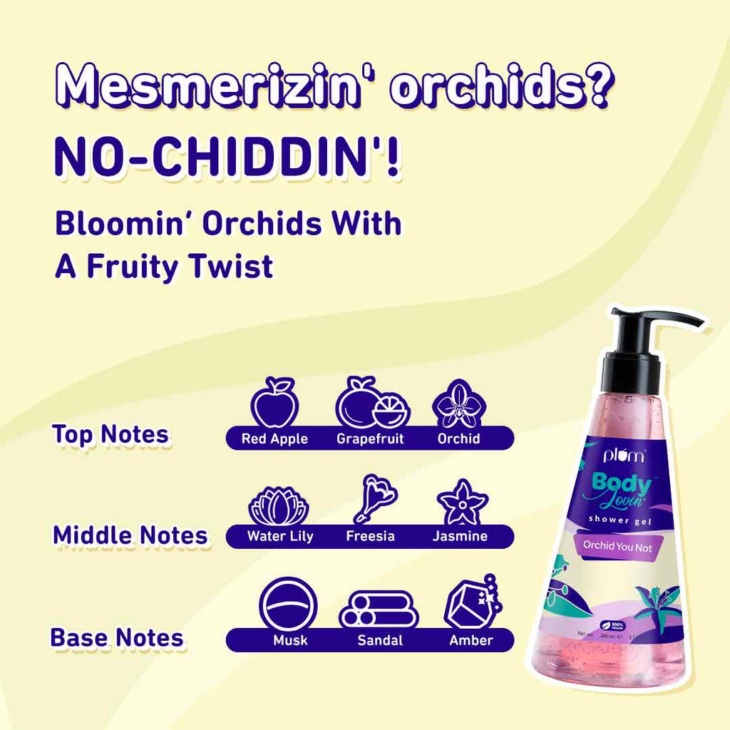 Plum Orchid You Not Shower Gel by Plum BodyLovin'