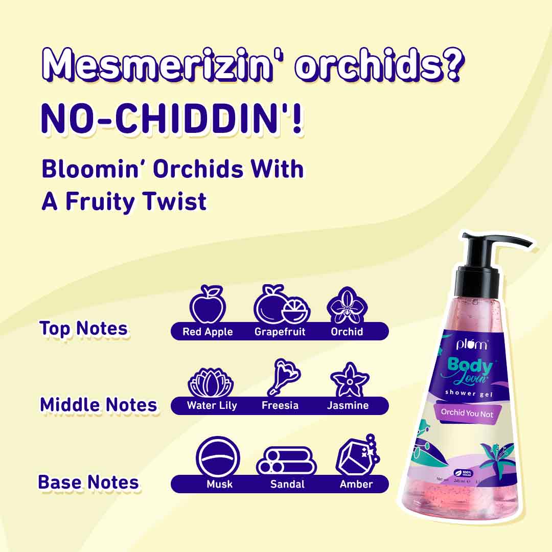 Plum Orchid You Not Shower Gel by Plum BodyLovin'
