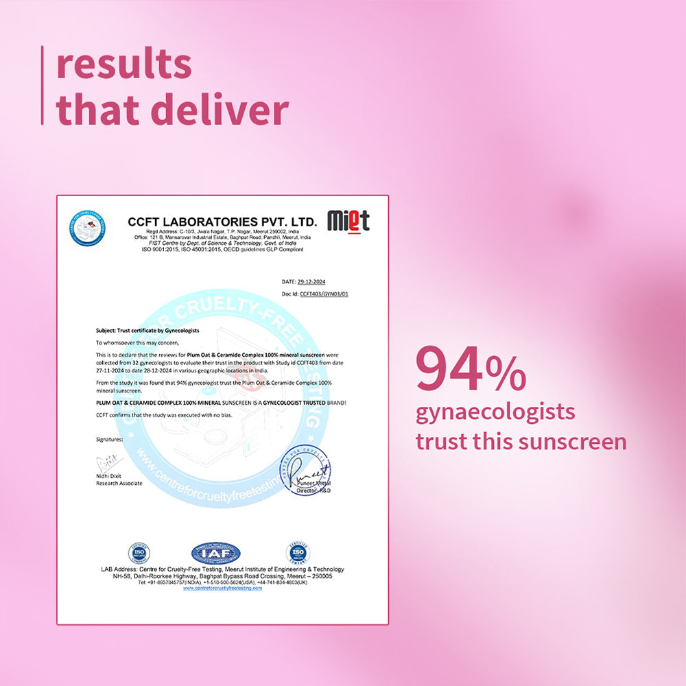 Plum Plum Oat & Ceramide Complex 100% Mineral Sunscreen